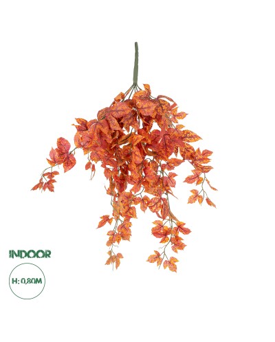 GloboStar® Artificial Garden MAPLE HANGING BRANCH 20243 Τεχνητό Διακοσμητικό Κρεμαστό Φυτό Σφένδαμος Υ80cm