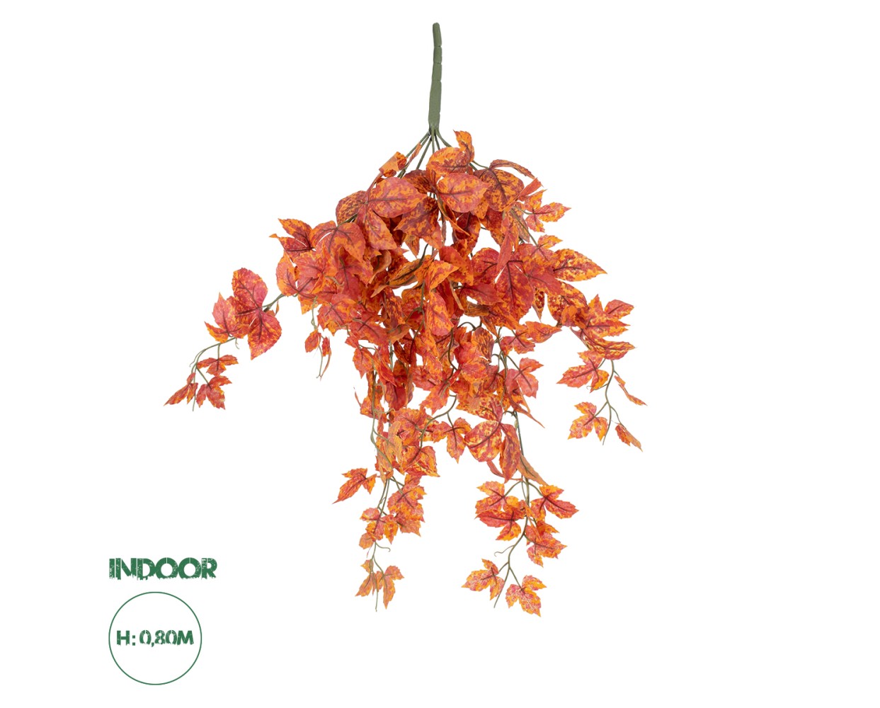 GloboStar® Artificial Garden MAPLE HANGING BRANCH 20243 Τεχνητό Διακοσμητικό Κρεμαστό Φυτό Σφένδαμος Υ80cm