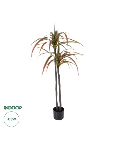 GloboStar® Artificial Garden DRAGON BLOOD TREE 20370 - Τεχνητό Διακοσμητικό Φυτό Δράκαινα Υ150cm