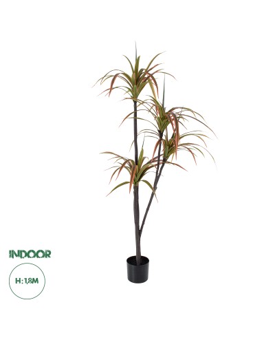 GloboStar® Artificial Garden DRAGON BLOOD TREE 20372 - Τεχνητό Διακοσμητικό Φυτό Δράκαινα Υ180cm