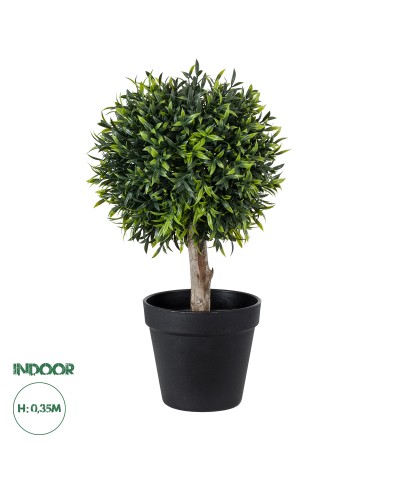 GloboStar® Artificial Garden FICUS BENJAMINA TREE 20397 Τεχνητό Διακοσμητικό Φυτό Φίκος Μπενζαμίνη Υ35cm