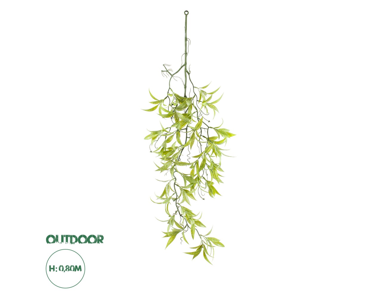 GloboStar® Artificial Garden SALIX MATSUDANA HANGING BRANCH 20414 Τεχνητό Διακοσμητικό Κρεμαστό Φυτό Ιτέα Υ80cm