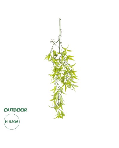 GloboStar® Artificial Garden SALIX MATSUDANA HANGING BRANCH 20411 Τεχνητό Διακοσμητικό Κρεμαστό Φυτό Ιτέα Υ80cm