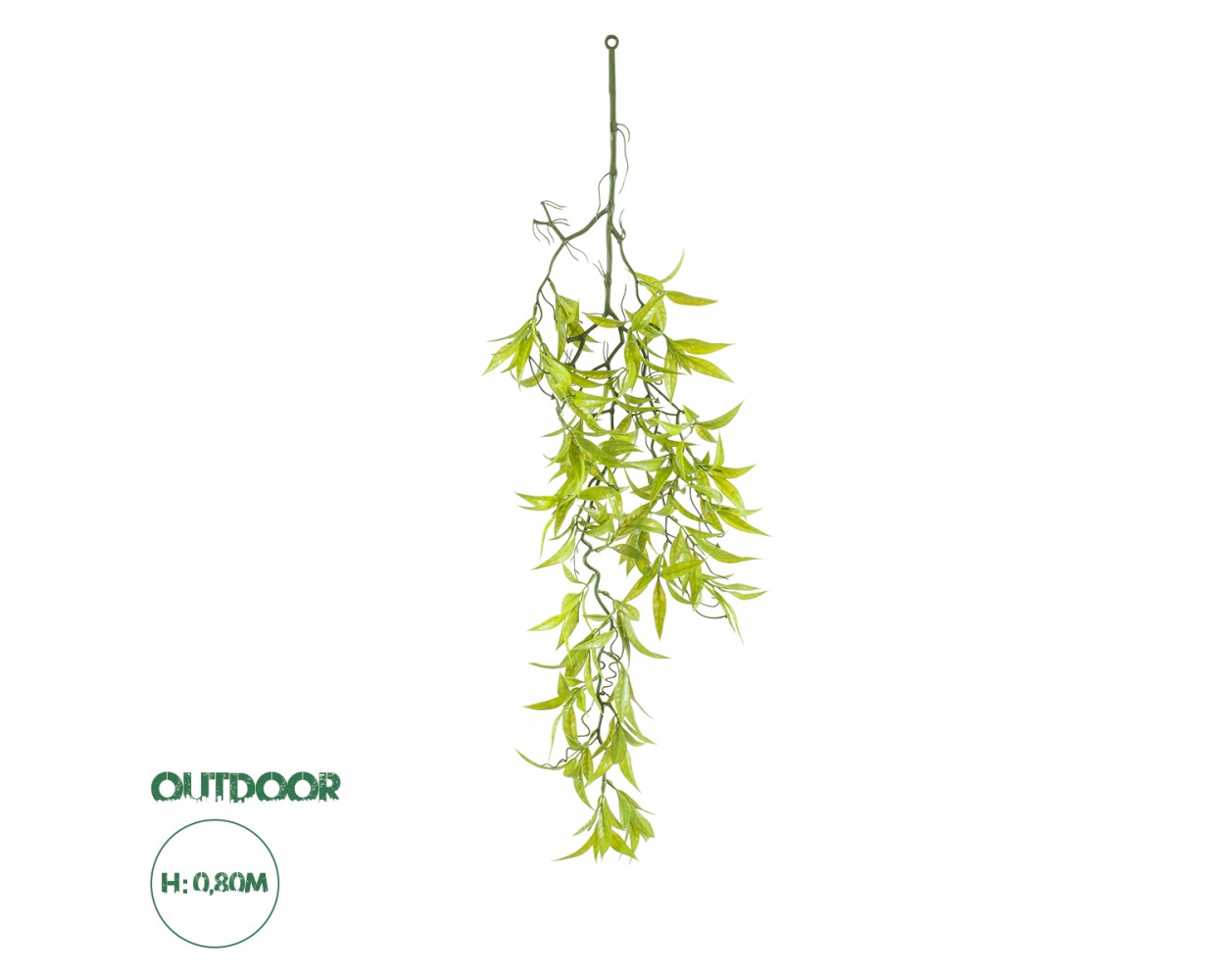 GloboStar® Artificial Garden SALIX MATSUDANA HANGING BRANCH 20411 Τεχνητό Διακοσμητικό Κρεμαστό Φυτό Ιτέα Υ80cm