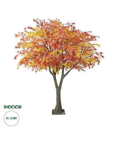 GloboStar® Artificial Garden AUTUMN MAPLE TREE 20360 Τεχνητό Διακοσμητικό Δέντρο Φθινοπωρινός Σφένδαμος Υ350cm