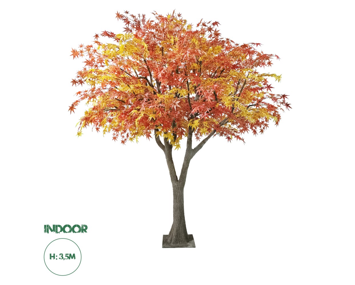 GloboStar® Artificial Garden AUTUMN MAPLE TREE 20360 Τεχνητό Διακοσμητικό Δέντρο Φθινοπωρινός Σφένδαμος Υ350cm