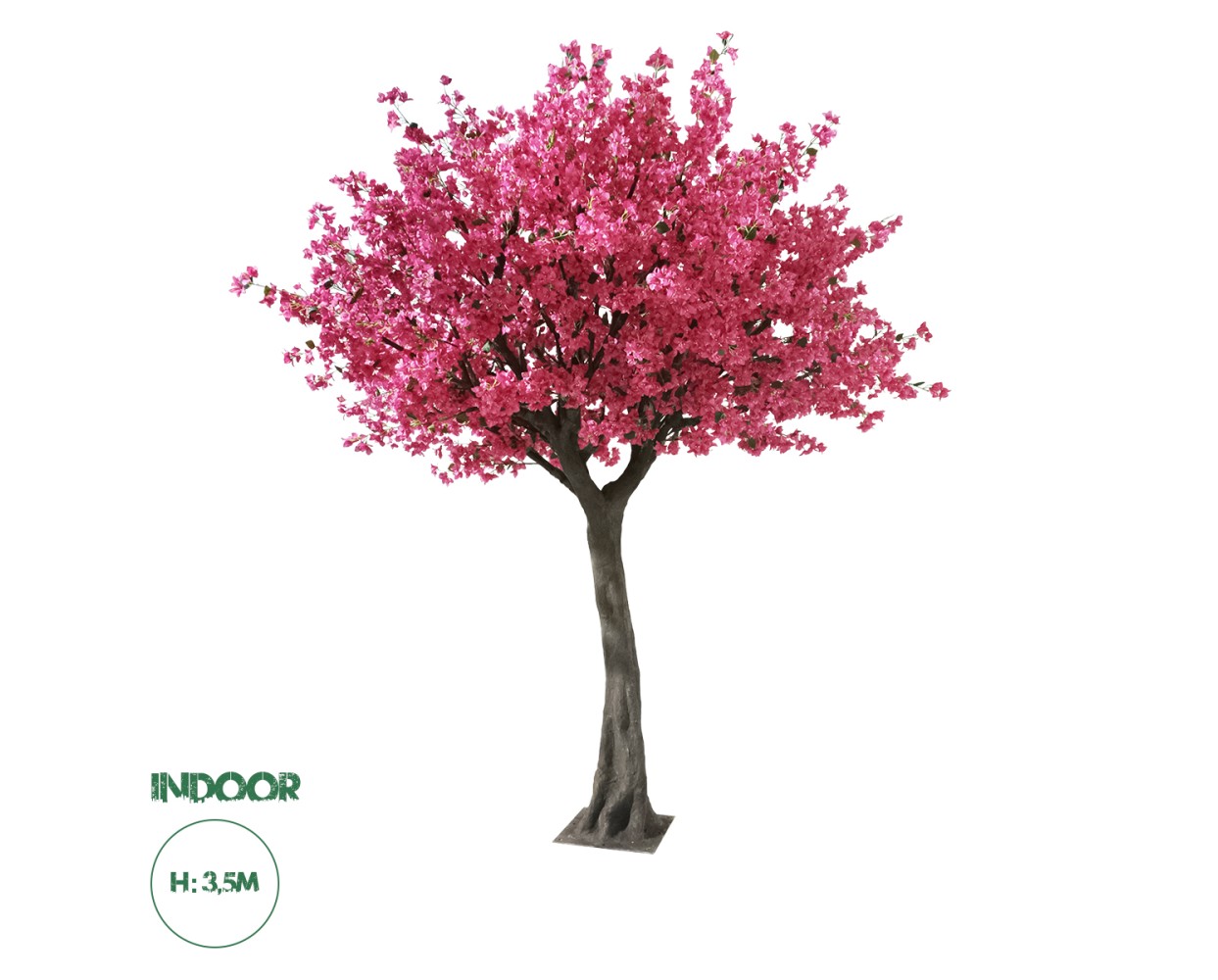 GloboStar® Artificial Garden RHODODENDRON TREE 20363 Τεχνητό Διακοσμητικό Δέντρο Ροδόδενδρο Υ350cm