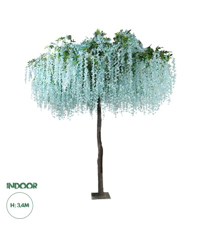 GloboStar® Artificial Garden WISTERIA FLOWER TREE 20433 Τεχνητό Διακοσμητικό Δέντρο Βιστερία Υ340cm