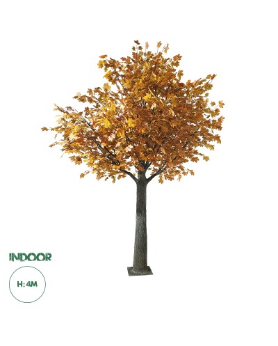 GloboStar® Artificial Garden ACER RUBRUM SYCAMORE TREE 20437 Τεχνητό Διακοσμητικό Δέντρο Κόκκινος Σφένδαμος Υ400cm