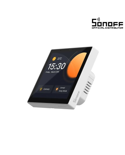 GloboStar® 80095 SONOFF NSPanel86PW Wi-Fi & Zigbee 3.0 Smart Scene Wall Switch (86/EU Type) - AC 100-240V - Integrated HMI Touch Panel - Smart Controller & Gateway for All Smart Devises