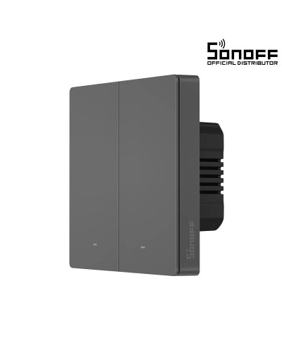 GloboStar® 80091 SONOFF M5-2C-86 SwitchMan Mechanical Smart Switch WiFi & Bluetooth AC 100-240V Max 10A 2200W (5A/Way) 2 Way