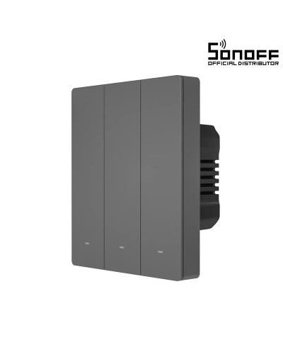 GloboStar® 80089 SONOFF M5-3C-80 SwitchMan Mechanical Smart Switch WiFi & Bluetooth AC 100-240V Max 6A 1320W (2A/Way) 3 Way