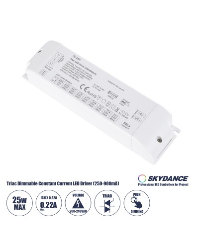 GloboStar® 73134 TE-25A SKYDANCE AC Triac Dimmable Constant