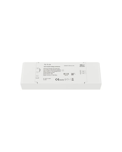 GloboStar® 73130 TE-75-24 SKYDANCE AC Triac Dimmer Push