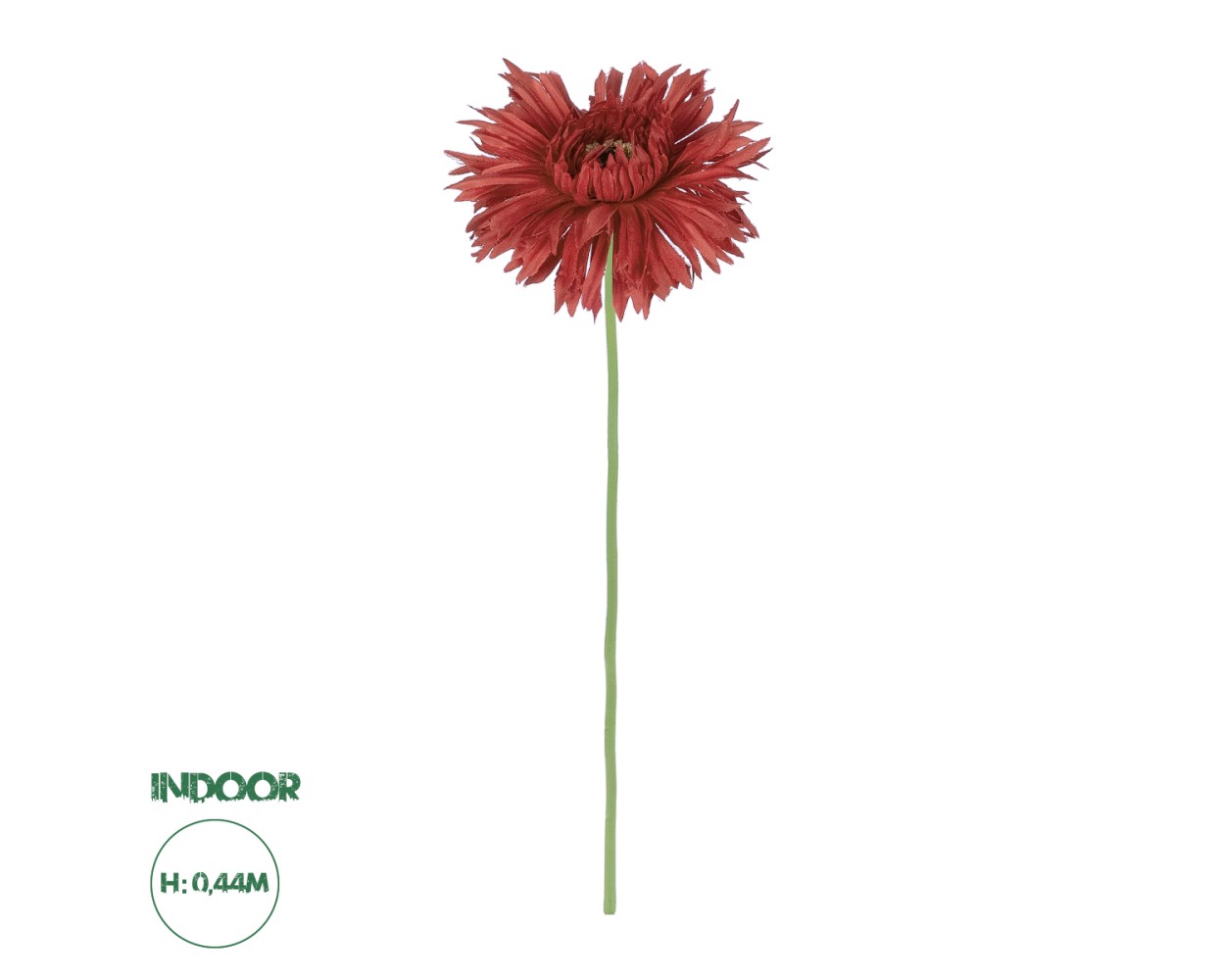 GloboStar® Artificial Garden RED GERBERA BRANCH 21207