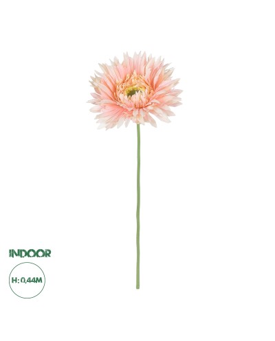 GloboStar® Artificial Garden PINK GERBERA  BRANCH 21205