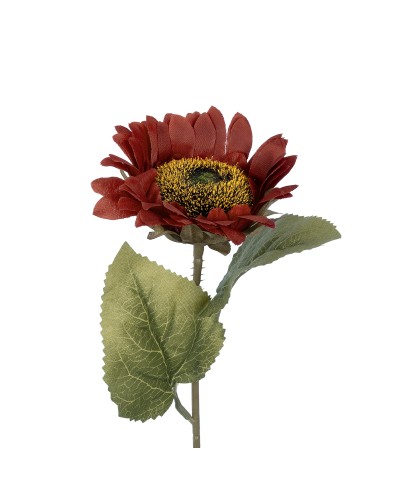 GloboStar® Artificial Garden RED SUNFLOWER  BRANCH 21214