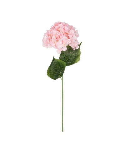 GloboStar® Artificial Garden PINK HYDRANGEA BRANCH 21143