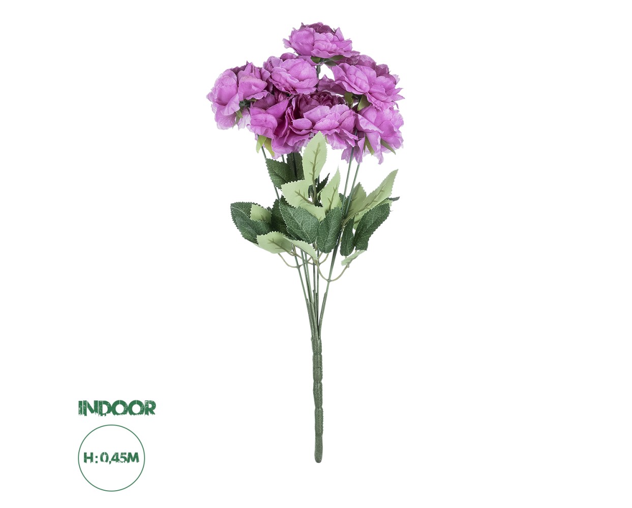 GloboStar® Artificial Garden  PURPLE PEONY FLOWER BRANCH