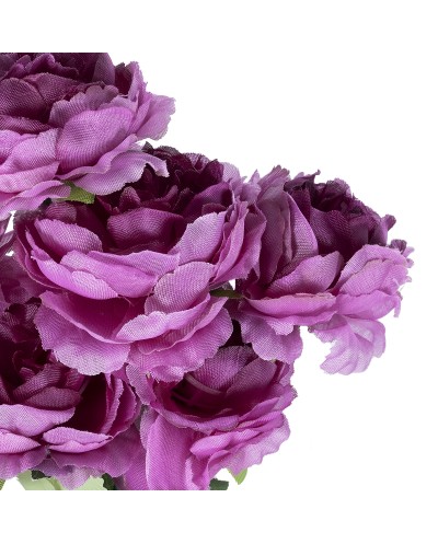 GloboStar® Artificial Garden  PURPLE PEONY FLOWER BRANCH