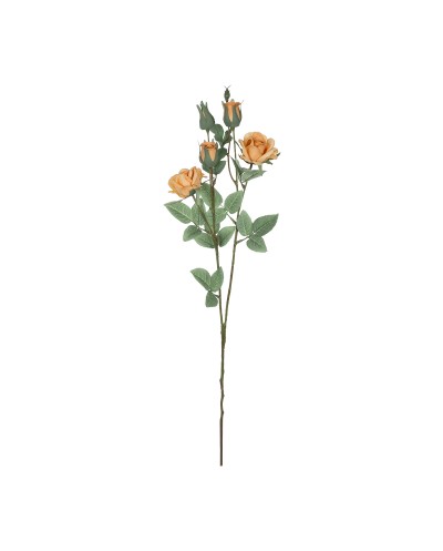 GloboStar® Artificial Garden SALMON ROSE BRANCH 21149