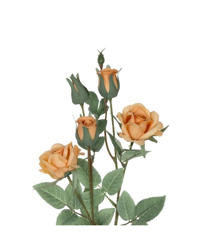 GloboStar® Artificial Garden SALMON ROSE BRANCH 21149