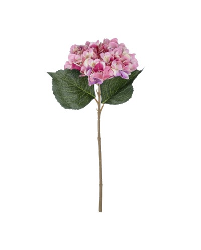 GloboStar® Artificial Garden PINK HYDRANGEA BRANCH 21140