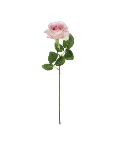 GloboStar® Artificial Garden LIGHT PINK ROSE  BRANCH 21137