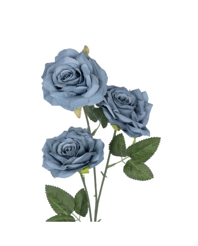 GloboStar® Artificial Garden GREY BLUE CLIMBING ROSE BRANCH