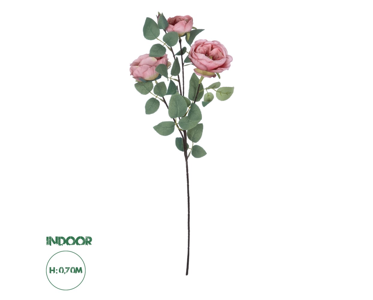 GloboStar® Artificial Garden HOT PINK CLIMBING ROSE BRANCH