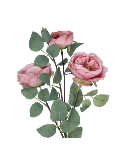 GloboStar® Artificial Garden HOT PINK CLIMBING ROSE BRANCH