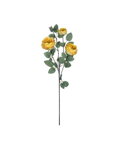 GloboStar® Artificial Garden YELLOW CLIMBING ROSE BRANCH