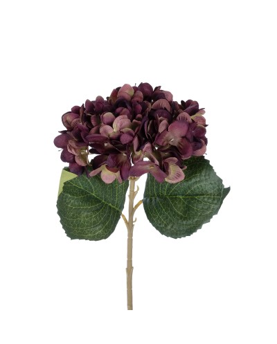 GloboStar® Artificial Garden DARK RED HYDRANGEA BRANCH