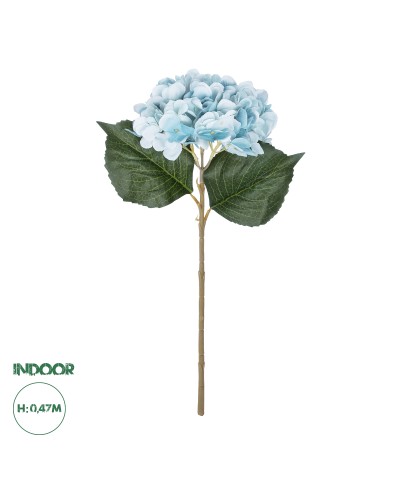 GloboStar® Artificial Garden SKY BLUE HYDRANGEA BRANCH