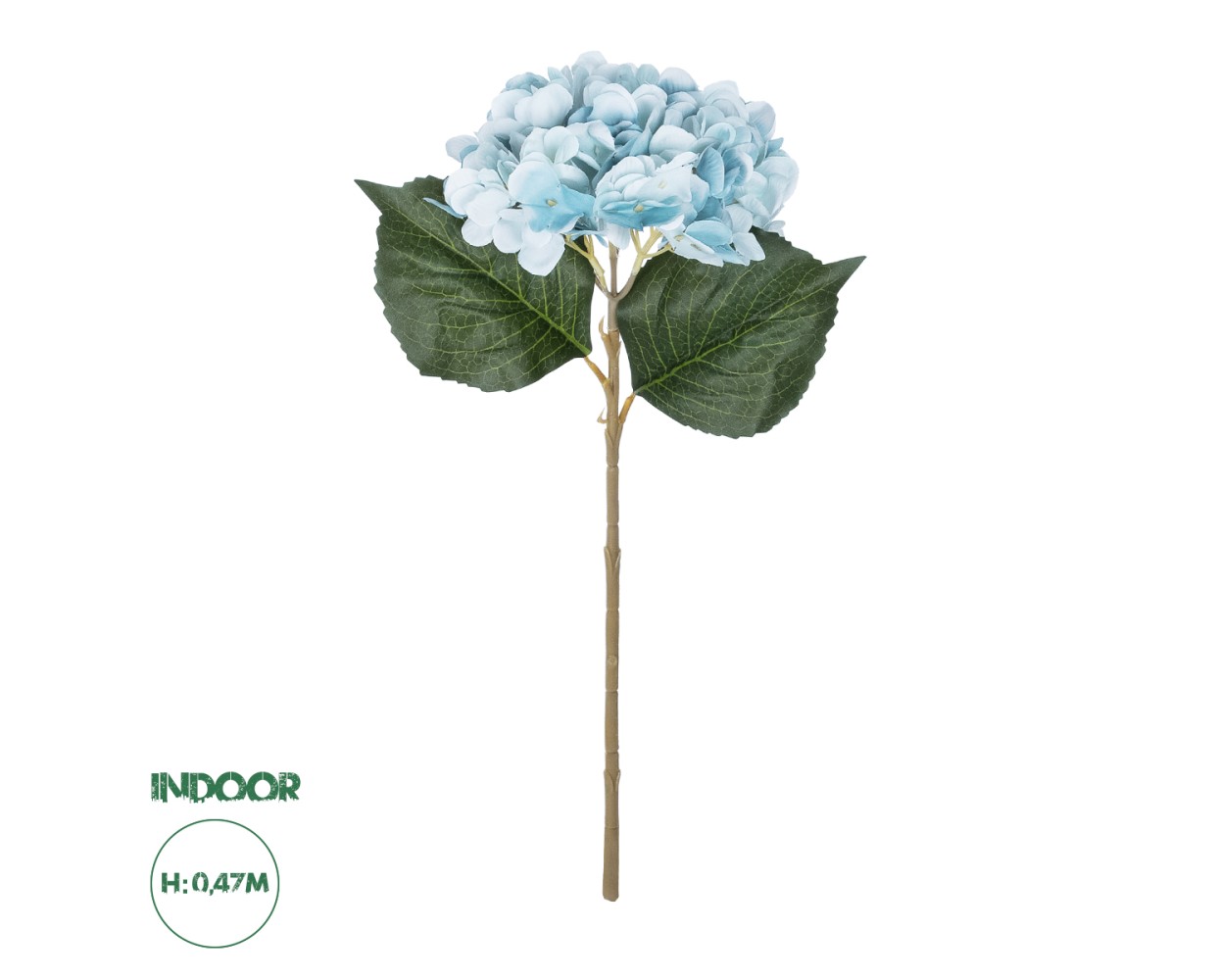 GloboStar® Artificial Garden SKY BLUE HYDRANGEA BRANCH