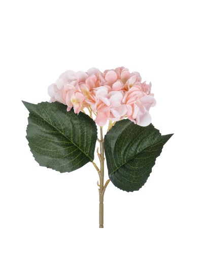 GloboStar® Artificial Garden SALMON HYDRANGEA BRANCH 21175