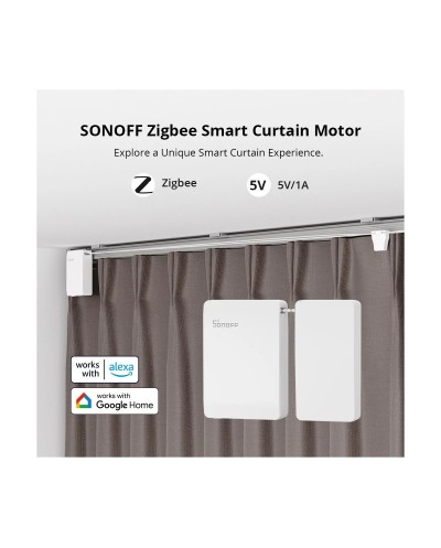 GloboStar® 80133 SONOFF ZBCurtain - Zigbee Smart Curtain