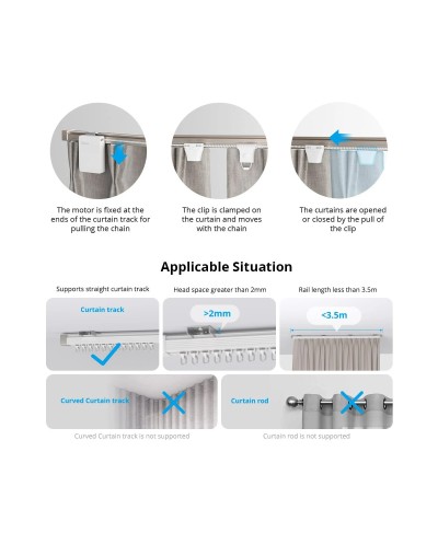 GloboStar® 80133 SONOFF ZBCurtain - Zigbee Smart Curtain