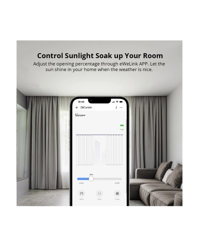 GloboStar® 80133 SONOFF ZBCurtain - Zigbee Smart Curtain