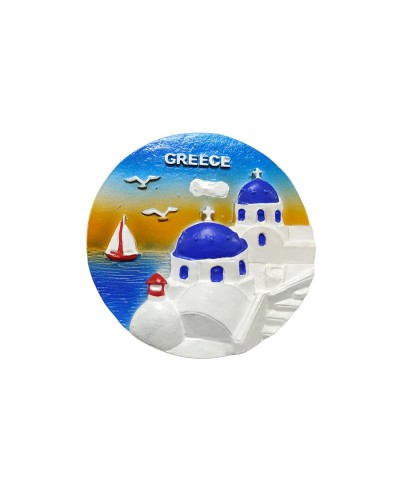 Tουριστικό μαγνητάκι Souvenir – Σετ 12pcs - Resin Magnet - 678277