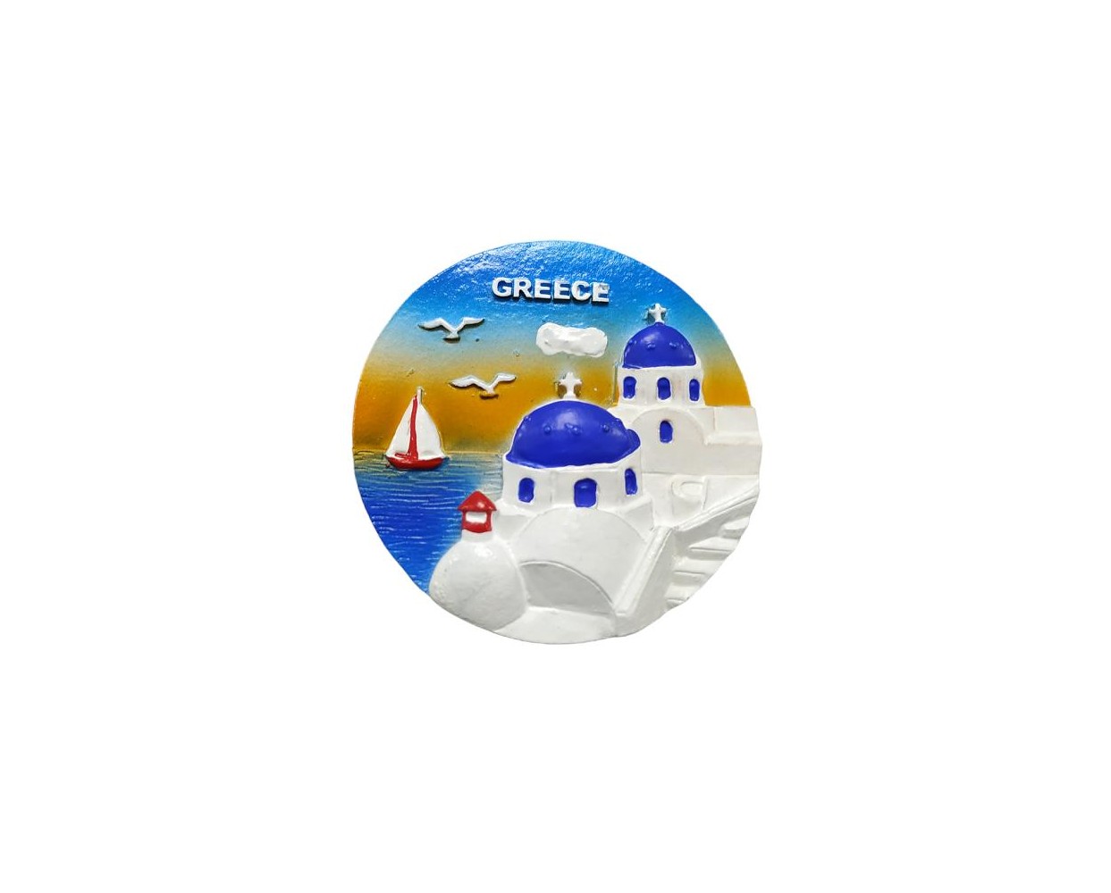 Tουριστικό μαγνητάκι Souvenir – Σετ 12pcs - Resin Magnet - 678277