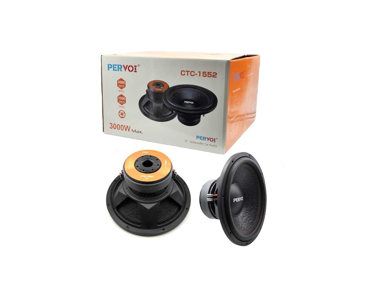 Ηχείo αυτοκινήτου - 1551 - 15'' - Subwoofer - 004345