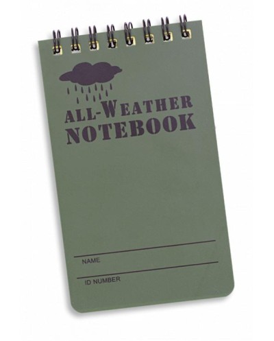 Waterproof notebook 12.1 * 7.6.