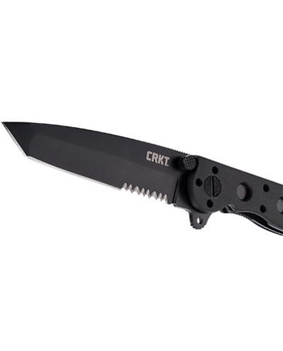 CRKT M16-10KZ TANTO BLACK W/TRIPLE POINT SERRATIONS