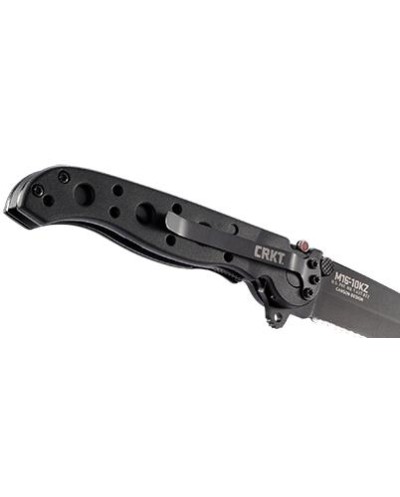 CRKT M16-10KZ TANTO BLACK W/TRIPLE POINT SERRATIONS