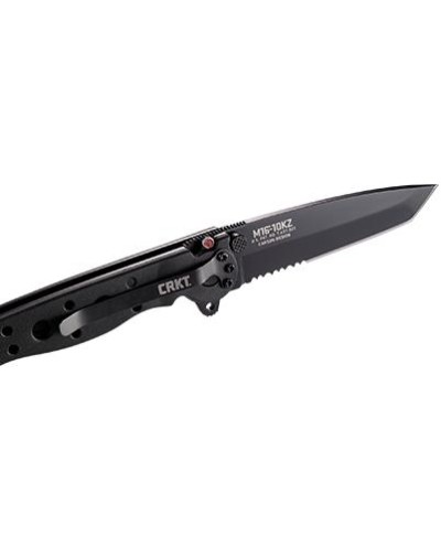 CRKT M16-10KZ TANTO BLACK W/TRIPLE POINT SERRATIONS