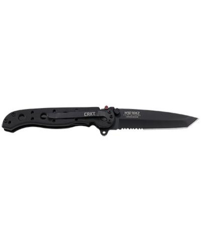 CRKT M16-10KZ TANTO BLACK W/TRIPLE POINT SERRATIONS