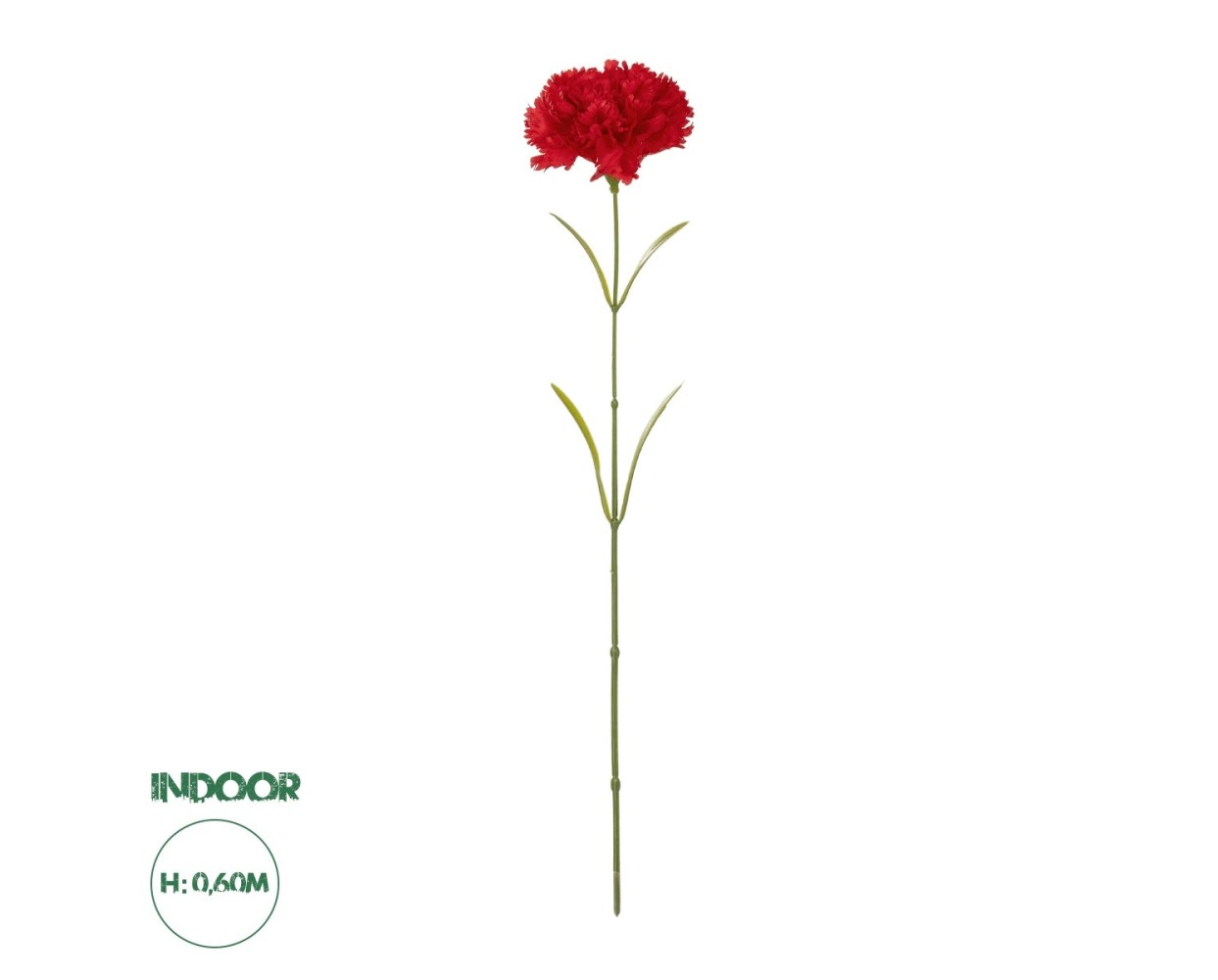 GloboStar® Artificial Garden Red CARNATION BRANCH 21210