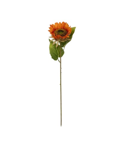 GloboStar® Artificial Garden ORANGE SUNFLOWER BRANCH 21213