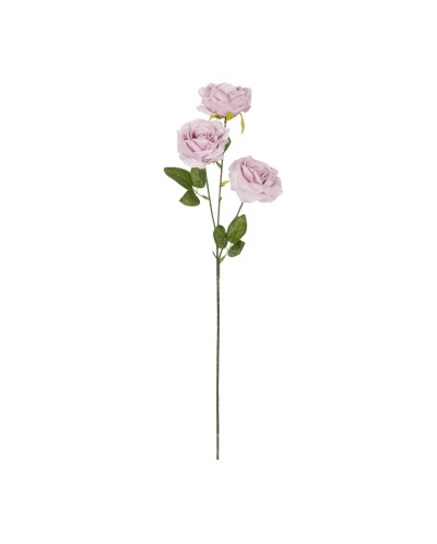 GloboStar® Artificial Garden PURPLE ROSE BRANCH 21194